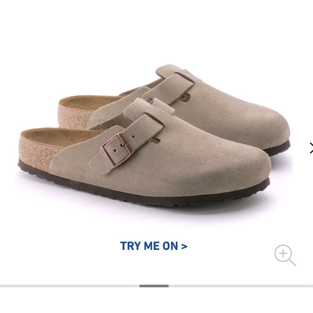 Size 39 Birkenstock Boston Clog Leather, LIKE NEW